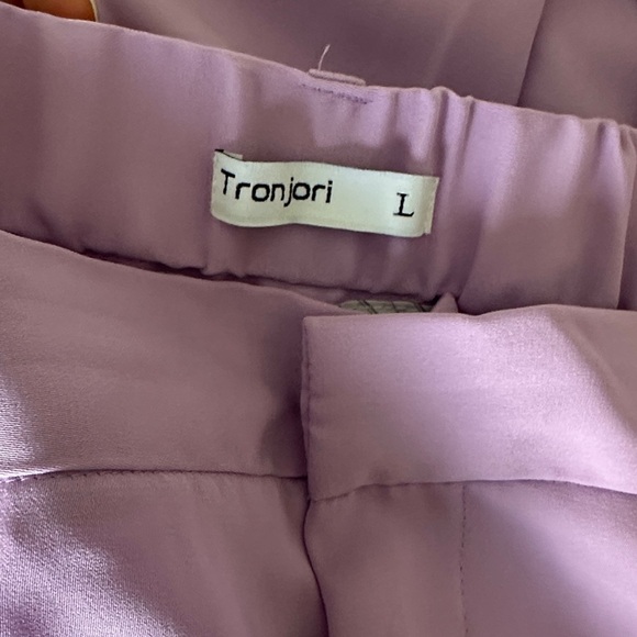 Lavender Wide-Leg Pants - Picture 3 of 3